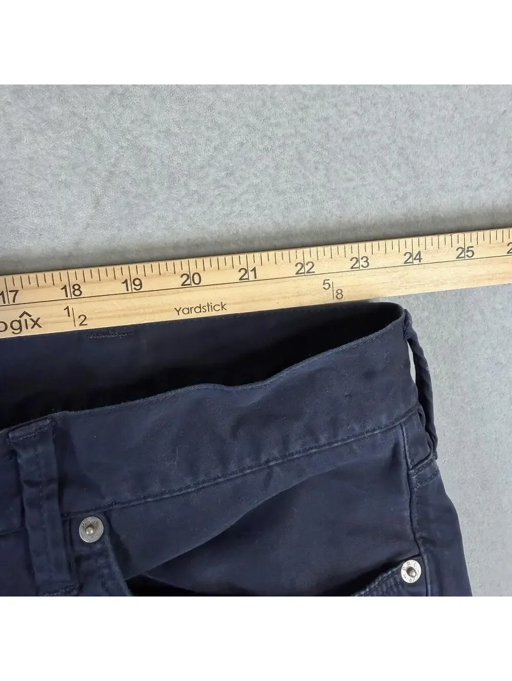 Polo Ralph Lauren Pants Mens 48Bx30 Navy Blue Stretch Classic Fit Jeans - Picture 7 of 9